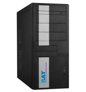 EUROCASE MiddleTower 5425 Black-silver 400W Fortron - PC Case