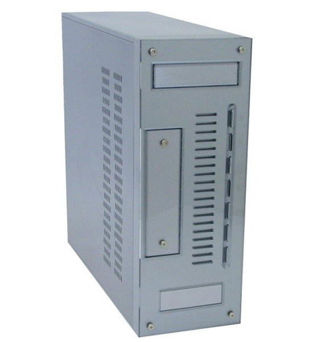 Eurocase MicroTower KS01 SilverGrey, mATX 200W - PC Case - Main image