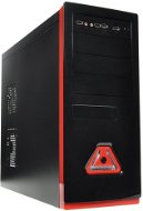 Eurocase ML 5485 black red - 400W - Számítógépház