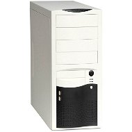 Eurocase MiddleTower 5410 bílo-černý, ATX 400W P4, 4x 5.25", 2+1x 3.5", 2x USB - PC Case