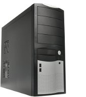 Eurocase MiddleTower 5410 čierno-strieborná 450W - PC skrinka
