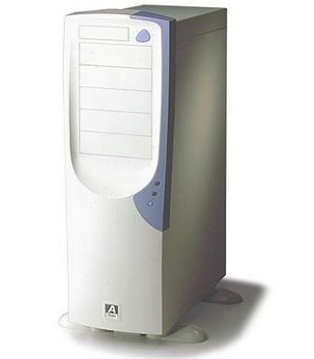 Case AOpen BigTower HQ08A P4 Blue/Grey 300W - PC-Gehäuse - Hauptbild