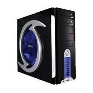 EUROCASE MiddleTower 550 Black-silver Fortron550W - PC Case