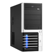 EUROCASE MiddleTower 630 Black-silver 400W - PC Case