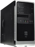 EUROCASE MicroTower MC32 Black-silver - PC Case