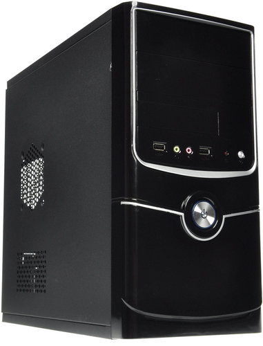 Eurocase MicroTower ME210D černá - Počítačová skříň - Hlavný obrázok