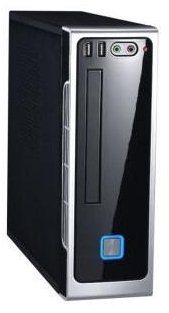 EUROCASE mini-ITX Wi-05 Black-silver - PC Case - Main image