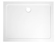 AQUALINE TECMI Shower Tub made of Cast Marble 100x70x3cm PQ10070 - Shower Tub