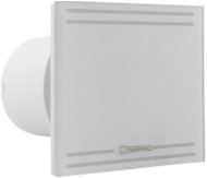 SAPHO GLASS kúpeľňový ventilátor axiálny s časovačom, potrubie 100 mm, GS102 - Ventilátor do kúpeľne