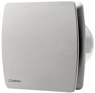 SAPHO LEX axial bathroom fan with timer, duct 100mm, stainless steel LX104 - Bathroom Exhaust Fan