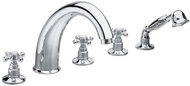 REITANO RUBINETTERIA ANTEA five-element mixer for bath rim, chrome 3311 - Tap