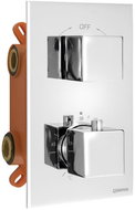 SAPHO LATUS concealed thermostatic shower mixer, box, 2 outlets, chrome 1102-62 - Tap