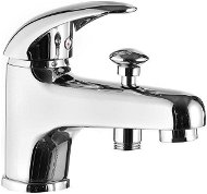 AQUALINE KASIOPEA pedestal basin mixer with diverter without waste, chrome 1107-04 - Tap