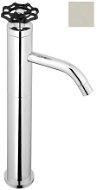 REITANO RUBINETTERIA INDUSTRY High basin mixer without spout, height 332 mm, nickel/black - Tap
