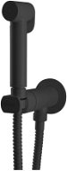 SAPHO Single lever basin mixer with bidet shower, round, progressive cartridge, mat black DB715 - Tap