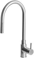 SAPHO DUNA basin mixer with pull-out shower, stainless steel DU015 - Tap