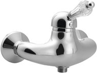 SAPHO KIRKÉ CRYSTAL wall mounted shower mixer, lever crystal, chrome KI11KC - Tap