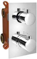 SAPHO KIMURA concealed thermostatic shower mixer, box, 2 outlets, chrome KU382 - Tap