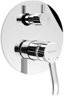 SAPHO LUKA concealed shower mixer, 2 outlets, rotary switch, chrome LK43 - Tap