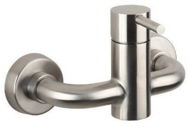 SAPHO MINIMAL wall mounted shower mixer, stainless steel MI011 - Tap