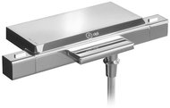 SAPHO NOTOS wall-mounted bath thermostat. mixer with soap dispenser, cascade, chrome NN297 - Tap