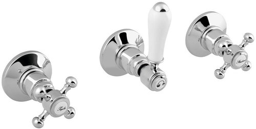 REITANO RUBINETTERIA ANTEA concealed shower mixer, 2 outlets, chrome SET305-101 - Tap - Main image