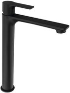 SAPHO PAX pedestal basin mixer, high without spout, extended spout, mat black XA07/15 - Tap