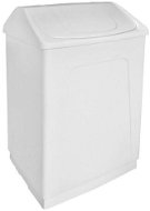 AQUALINE Odpadkový koš výklopný, 55 l, bílý plast ABS 14027 - Odpadkový koš