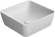 GSI SAND keramické umyvadlo na desku 38x38 cm, bílá mat                                              - Umyvadlo