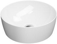 GSI SAND keramické umyvadlo na desku průměr 40 cm, bílá ExtraGlaze                                   - Umyvadlo