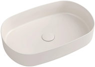 SAPHO INFINITY OVAL keramické umyvadlo na desku, 55x36 cm, ivory                                     - Umyvadlo