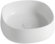 SAPHO JUMPER keramické umyvadlo, 42x13x42 cm, na desku, bez přepadu                                  - Umyvadlo