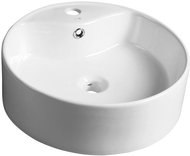 SAPHO YAKARTA keramické umyvadlo průměr 46 cm, na desku                                              - Umyvadlo
