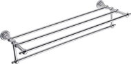 SAPHO DIAMOND towel rack with trap, 600mm, chrome - Towel Rack