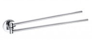 SAPHO X-ROUND double towel rail, 420mm, chrome - Towel Rack