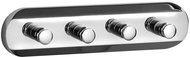 AQUALINE SAMBA quadruple hook, chrome - Bathroom Hook