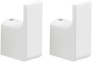 GEDY PIRENEI háček, balení 2 ks, bílá mat                                                            - Bathroom Hook