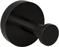 SAPHO X-ROUND BLACK háčik, čierny - Háčik do kúpeľne