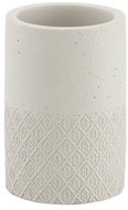 GEDY AFRODITE standing glass, cement - Toothbrush Holder Cup