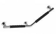 SAPHO Handle 135° with anti-slip LEFT, stainless steel - Handrail