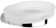 METAFORM MIDA soap dispenser, chrome/milk glass - Soap Dish