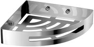 GEDY SMART corner shelf for shower, 210x45x210mm, polished stainless steel - Bathroom Shelf