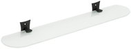 METAFORM REBECCA skleněná police 560mm, černá                                                        - Bathroom Shelf