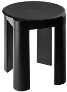 MARPLAST COLORED koupelnová stolička 37x39x37cm, ABS, černá mat                                      - Stolička