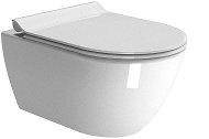 GSI PURA závesná WC misa, Swirlflush, 50 × 36 cm, biela ExtraGlaze 881611 - WC misa