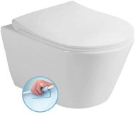 SAPHO AVVA závesná WC misa Rimless, 35,5 × 53 cm, biela 100314 - WC misa