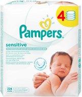 PAMPERS Sensitive (4 x 56 ks) - Detské vlhčené obrúsky