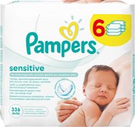 PAMPERS Wipes Sensitive (6 x 56 pcs) - Baby Wet Wipes