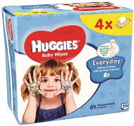HUGGIES Everyday Quatro Pack (4 x 56pcs) - Baby Wet Wipes