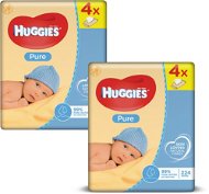 HUGGIES Pure Quatro Pack 2 × (4 × 56 pcs) - Baby Wet Wipes